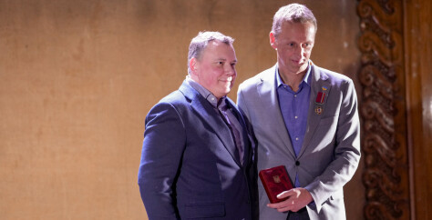 Mottok den ukrainske presidentens fortjenstmedalje