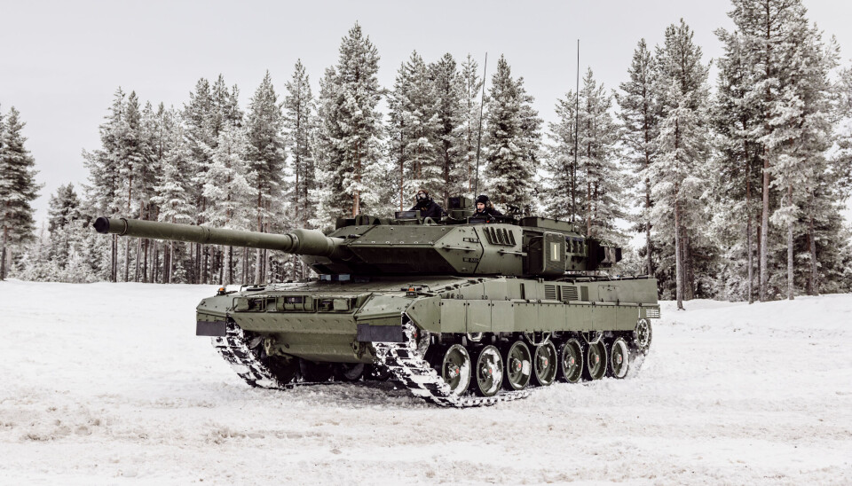NYE STRIDSVOGNER: Norge har bestilt 54 nye Leopard 2A8-vogner. De første stridsvognene skal leveres innen utgangen av 2026.