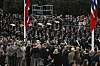 Soldater på gravferdsdag til kong Harald V